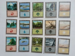1 x MTG Full Set of T-Chinese Portal Three Kingdom Basic Land --- NM - Picture 1 of 1