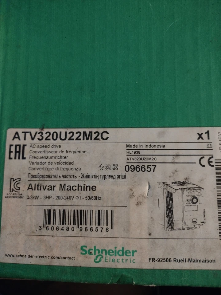 unidade de velocidade CA, Shingle Phase 220, 3hp - Imagem 1 de 1