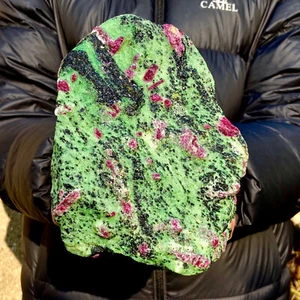 7LB Natural green Ruby zoisite (anylite) crystal Chakra Reiki Healing Energy - Picture 1 of 14