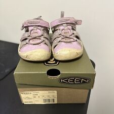 KEEN Size 5 Toddler Girls Sandals Water Hiking Moxie Sandal Purple Washable