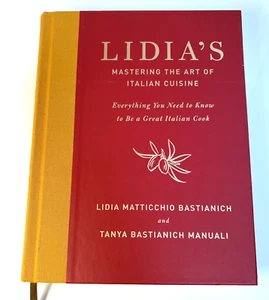 Lidia's Mastering the Art of Italian Cuisine - Bastianich - Cookbook - Foto 1 di 9