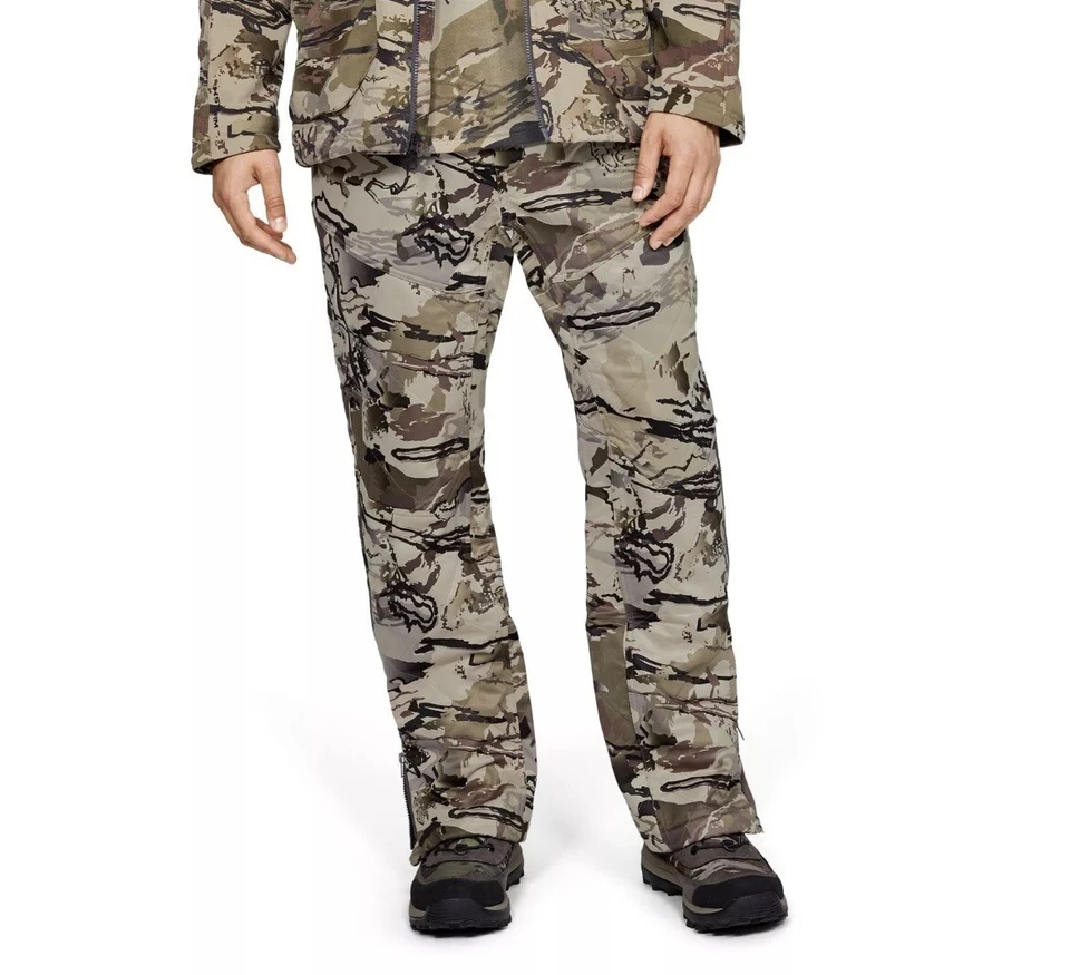 Under Armour Brow Tine Scent Control Hunting Pants Barren Camo Sz M 1316744 999