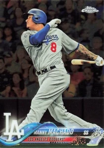 Manny Machado Update Series Topps Chrome 2018 Baseball Card #HMT97 - Picture 1 of 2