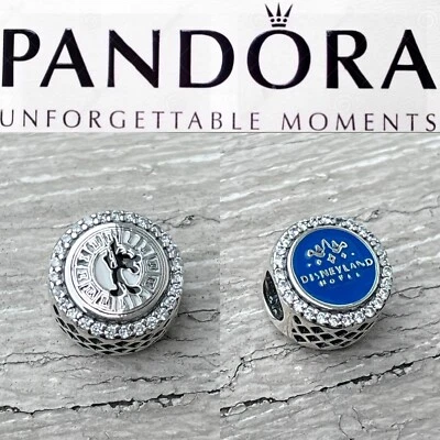 Rare Pandora 2024 Disney Parks Exclusive Disneyland Hotel Logo Charm - Image 1 of 4