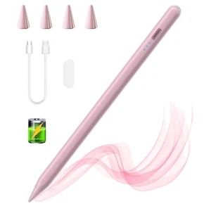 iPad Stylus Rosa für Air Pro Mini 12.9 10 9 8 7 6 mit Neigungserkennung - Bild 1 von 12