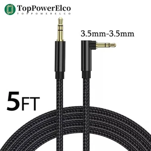 3.5mm 1/8" Male Audio Cable AUX-In Cord For Amazon Echo Dot Tap Wireless Speaker - Picture 1 of 14