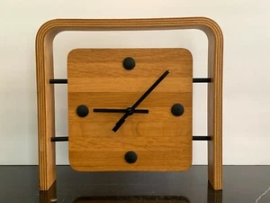 Mid Century Danish Scandinavian Teak Wood Clock - Picture 1 of 6