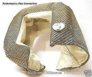 T4 Vulcan Titanium Custom Fit Turbo Charger Heat Shield Blanket Made in USA - Picture 1 of 2