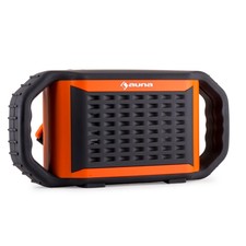 Auna Cassa Bluetooth Impermeabile Portatile Usb Sd Aux Mic Vivavoce Arancione
