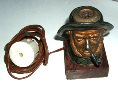 Zigarettenanzünder als Seemannskopf - elektrisch - 12 x 6,5 cm - Selten - Bild 1 von 4