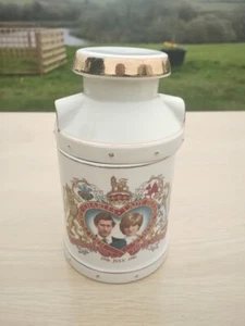 Kernewek Cerámica Batidora de Leche Hecha Roddas Crema Coagulada Príncipe Carlos Dama Diana - Imagen 1 de 10