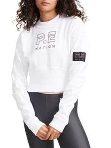 Small Defect! Pe Nation Sprint Shot Sweater Crewneck Long sleeves Jumper Top S/8 - Picture 1 of 7