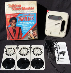 Michael Jackson 3D Talking View-Master THRILLER Viewmaster TOY Reels Viewer 1984 - Picture 1 of 13