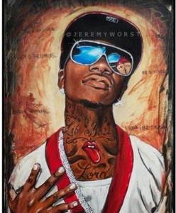 Lil B The Based God Fan Art political TYBG pretty bitch urban bitch mob charlie - Picture 1 of 4
