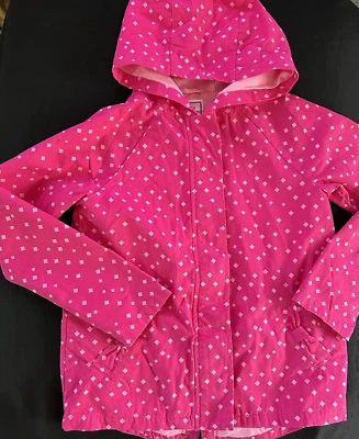 NEW 2014 Gymboree Kid Girl 10 12  BRIGHT IDEAS Pink Hooded Jacket Coat Lined - Image 1 of 4