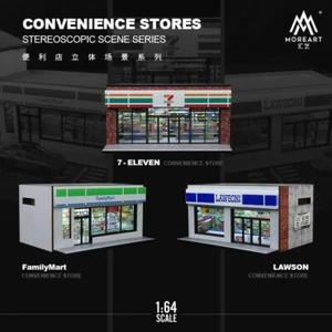 1/64 Diorama Building Model City Convenience Store Scene Display Model Gift - Picture 1 of 15