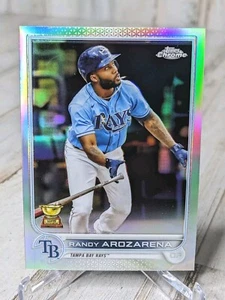 Randy Arozarena 2022 Topps Chrome Silver Refractor Rookie Cup Card 161 - Picture 1 of 2