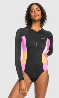 Nuevo con etiquetas Traje de baño de una pieza con cremallera trasera manga larga fitness ROXY para mujer talla XS NUEVO Foto 1 de 4