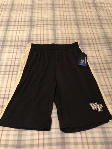 WAKE FOREST DEMON DEACONS SHORTS-SMALL-BY COLOSSEUM-100% POLYESTER-NEW WITH TAGS Cover