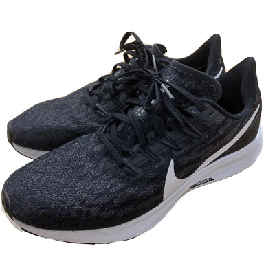 Nike Air Zoom Pegasus 36 Mens Shoes Black White Size 7 - Image 1 of 4