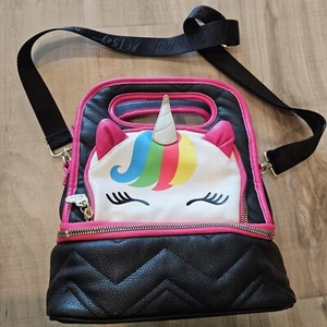 Betsey Johnson Unicorn Insulated Lunch Tote Bag Top Handle Strap - Picture 1 of 13