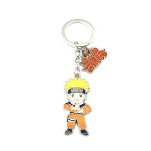 Naruto Figura Silvertone Anime / Manga Charm Colgante Llavero - Imagen 1 de 1