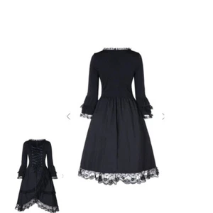 Cosplay Kostüm Hexe Mittelalter Viktorianisch Gothic Kleid Renaissance Damenkostüm - Bild 1 von 16