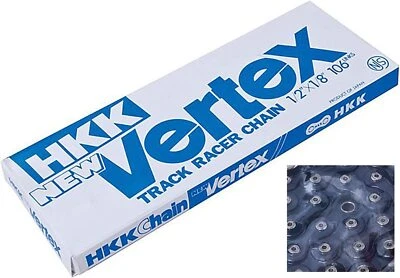 Corrente HKK VERTEX TRACK RACER CHAIN (NJS) 1/2X1/8 106L - Imagem 1 de 2