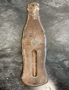 Vintage Antique Coca Cola Tin Soda Pop Advert Sign Thermometer 1920s-1940s Rare - Picture 1 of 12