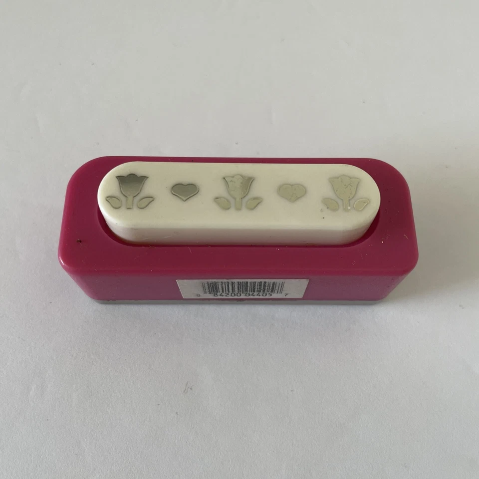 Бумажный пробойник на всю ночь цветы тюльпаны с сердцами - Изображение 1 из 1