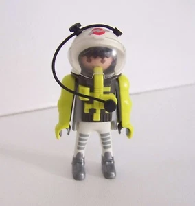 PLAYMOBIL (D415) ESPACE - Astronaute Jaune & Gris Véhicule 3082 - Imagen 1 de 1
