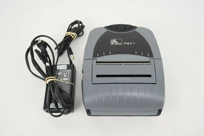 Zebra P4T Mobile Thermal Label Printer w/Power Supply - Image 1 of 4