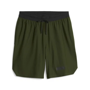 PUMA Fuse Stretch Crossfit 7 Inch Shorts Mens Green Casual Athletic Bottoms 5237 - Picture 1 of 2