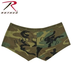 Rothco Woodland Camo "Booty Camp" Booty Shorts - Picture 1 of 1