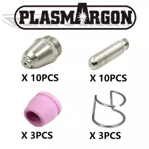 WSD-26Pcs AG60 SG55 Plasma Cutter Consumable Torch Electrode Tip Nozzle Kit AU - Picture 1 of 5