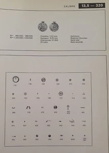 Patek Philipe Cal 13.5-320 Watch Movement Parts - Picture 1 of 16
