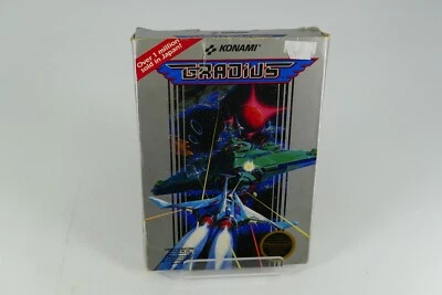 Gradius Konami NES USA Game CIB Complete non Hangtab Box Manual Sleeve Cartridge - Image 1 of 4