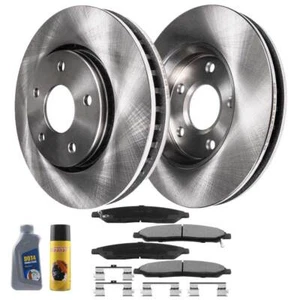 Rotores de freno de disco delanteros 330 mm + pastillas de cerámica para Honda Pilot Acura MDX RLX ZDX - Imagen 1 de 6