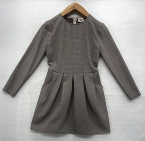 Sunday Best Dress Size 6 Houndstooth Pockets Pleated Front Career Business - Picture 1 of 18