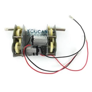 1:16 Scale Henglong Plastic M+L 59MM Steel Gearbox for 6.0 7.0 RC Tank Model - Picture 1 of 6