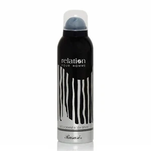 Rasasi Relation Pour Homme Deodorant Body Spray For Men 200 ML Made In UAE - Picture 1 of 2