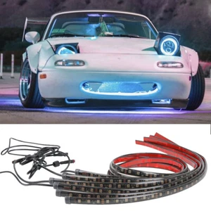 For Mazda MX-5 Miata Smoked Car Underglow LED Kit & Brake Reverse Signal Light - Foto 1 di 14