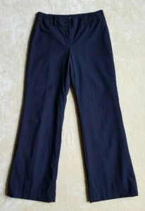 Loft Ann Taylor Sz 2 Black Wool & Spandex Lined Dress Bootcut Style Women Pants. - Picture 1 of 11