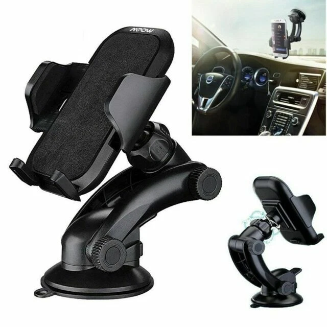 Mpow Car Phone Holder Mount Dashboard Windscreen W/suction Cup for iPhone 8 X 11 - Image 1 of 1