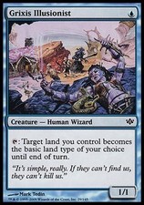 1x FOIL Grixis Illusionist Conflux MtG Magic Blue Common 1 x1 Card Cards