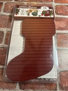 Holiday Ornaments Letter Board Red Stocking 191 Characters & Letters 8" Tall - Picture 1 of 3
