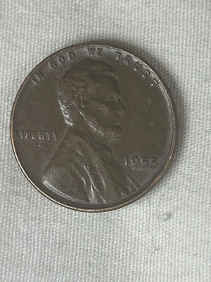 1955 1C DDO FS-101 (021.8) RD Lincoln Cent - Image 1 of 4