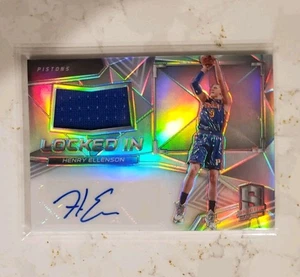 Spectra Henry Ellenson 2017-18 material automático reliquia plata Prizm RC SP 124/199 - Imagen 1 de 3