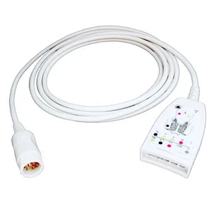 AMC / Philips CBM-73385R 5-Lead to 12-Pin EKG ECG Cable MP Ultraview - NEW - Picture 1 of 4