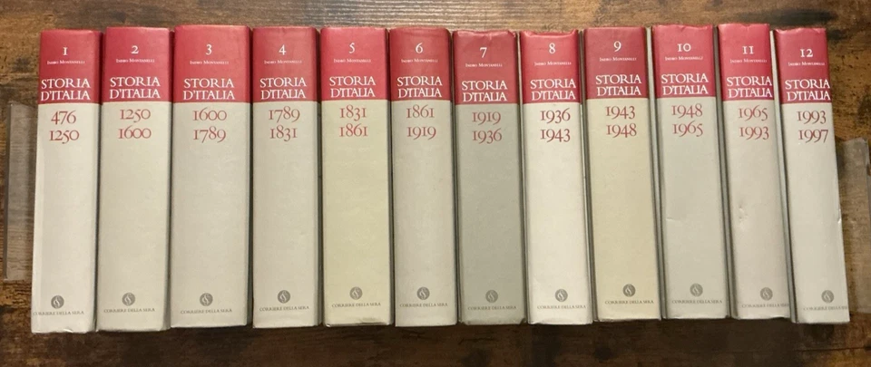 Indro Montanelli Storia d’Italia Corriere della Sera 12 Volumi Completa A++ 🇮🇹 - Immagine 1 di 4